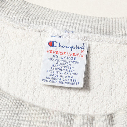 [雰囲気抜群 刺繍タグ] 90s カレッジロゴ リバースウィーブ スウェット / USA製 グスタフ・アドルフス大学