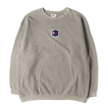 90s エンブレムパッチ クルーネック スウェット USA製