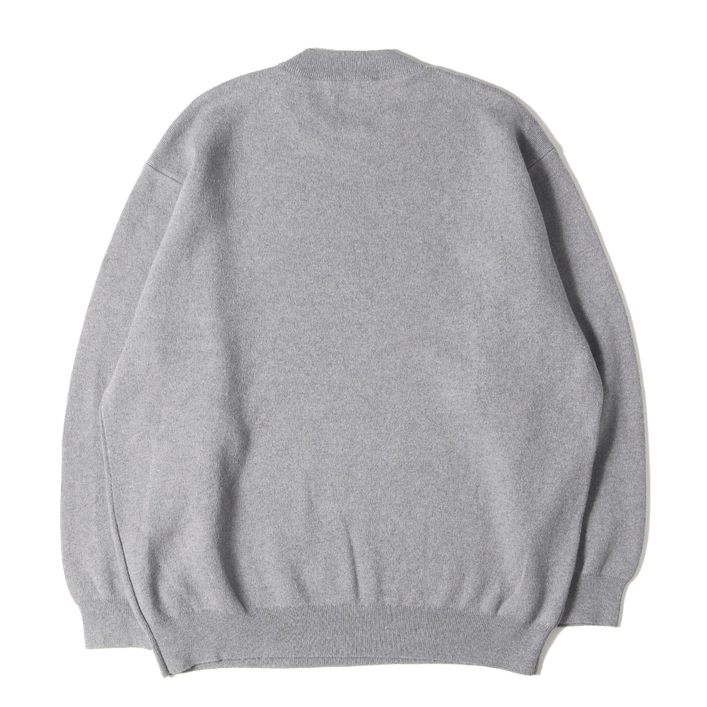 24AW ロゴ刺繍 コットン/カシミヤ/ウール ニット セーター