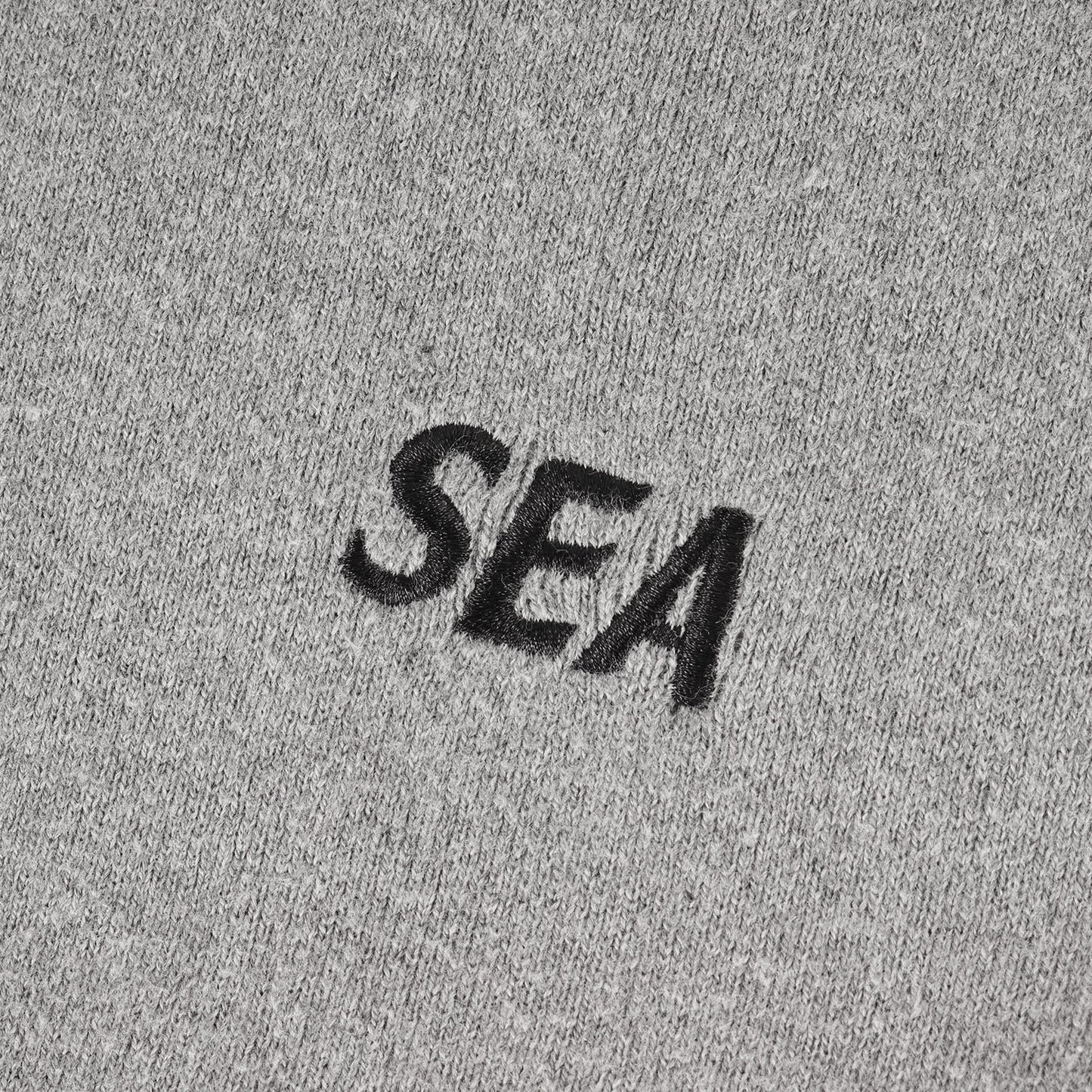 24AW ロゴ刺繍 コットン/カシミヤ/ウール ニット セーター