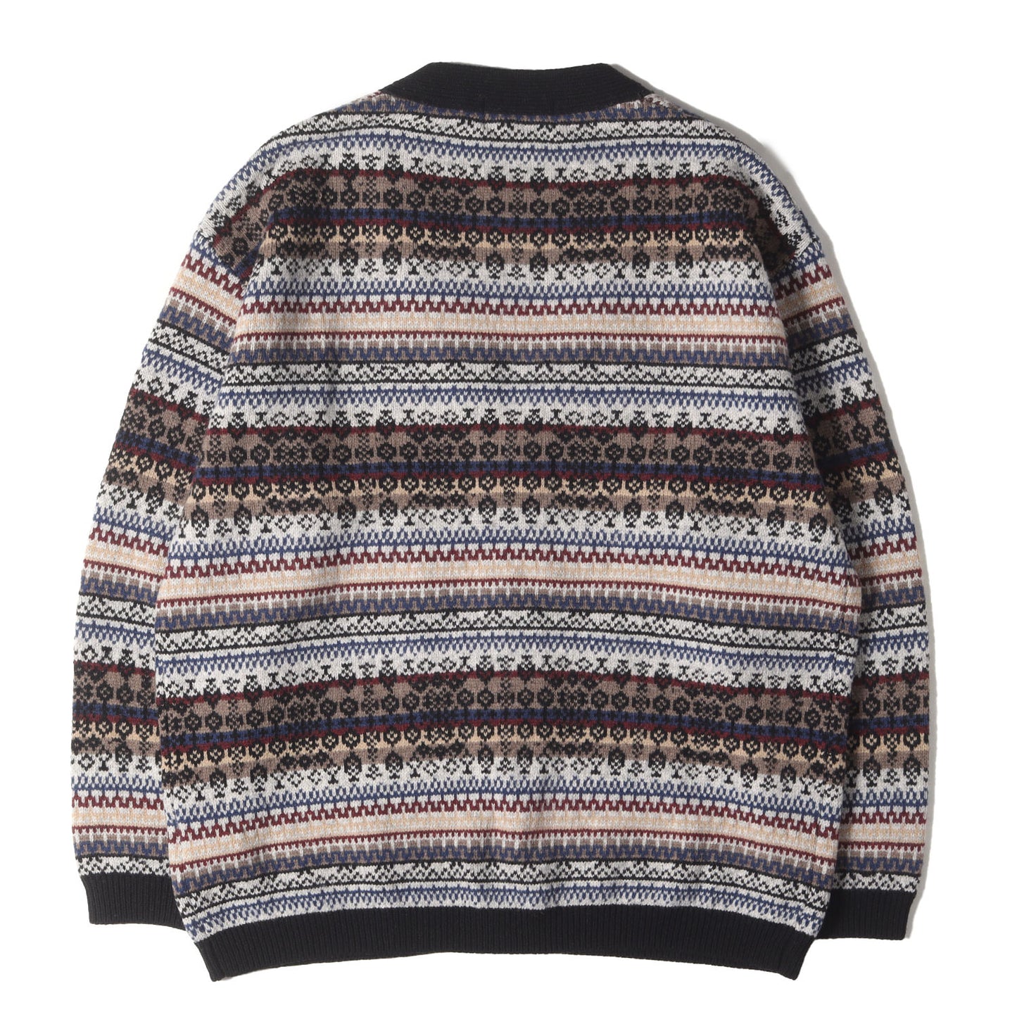 22AW フェアアイル ウールニット カーディガン(fair Isle knit cardigan)