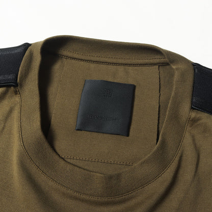 21AW ロゴテープ デザイン スリムフィット Tシャツ