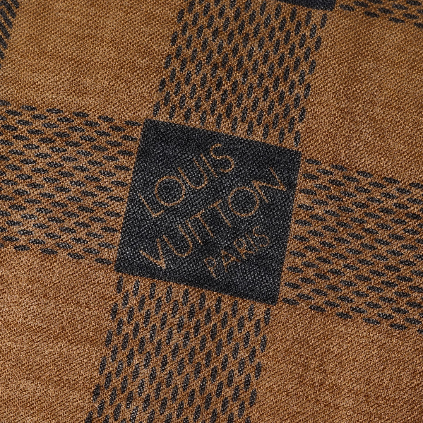 マサイ チェック ウール/シルク 大判ストール