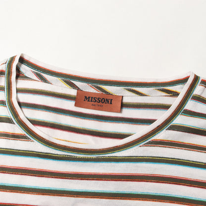 ボーダー クルーネック Tシャツ