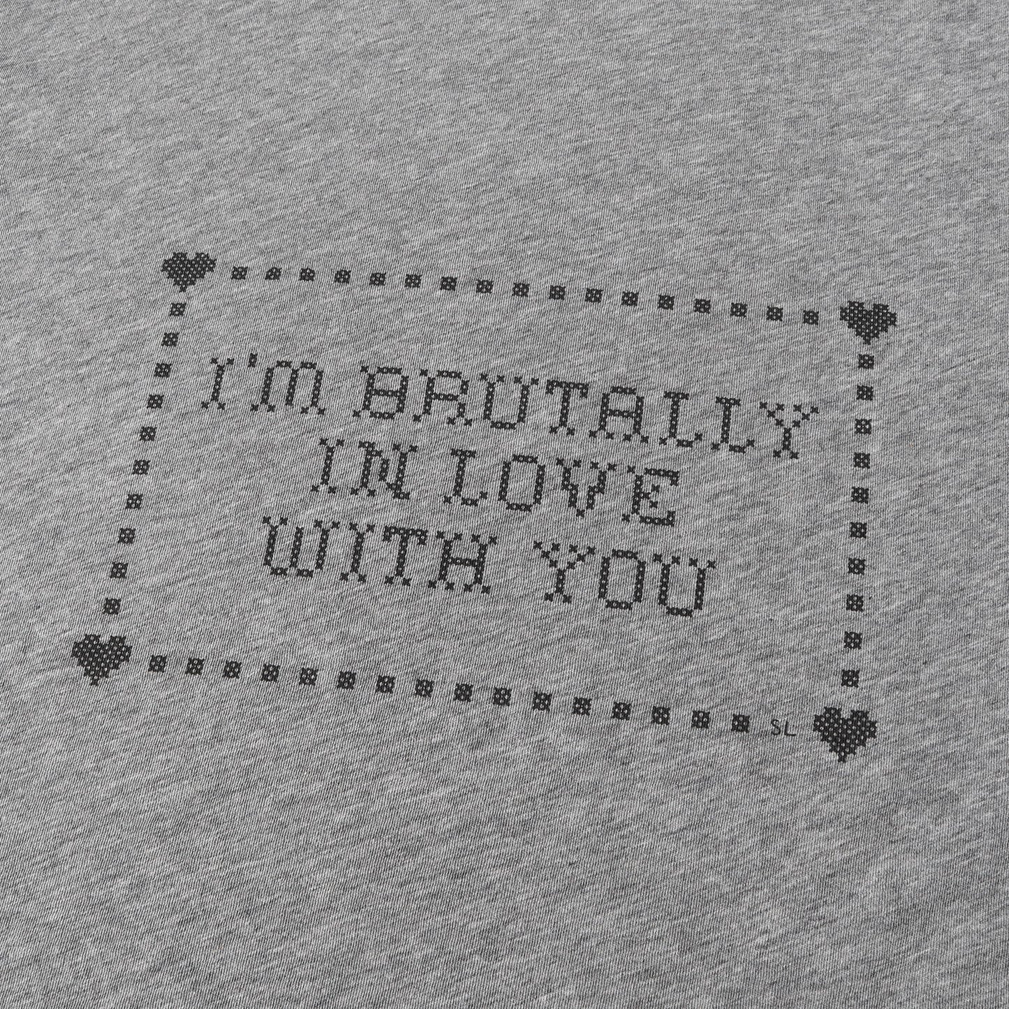 メッセージロゴ クルーネック Tシャツ