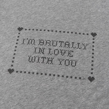 メッセージロゴ クルーネック Tシャツ