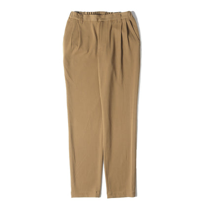 ストレッチ 2タック テーパード イージー スラックスパンツ