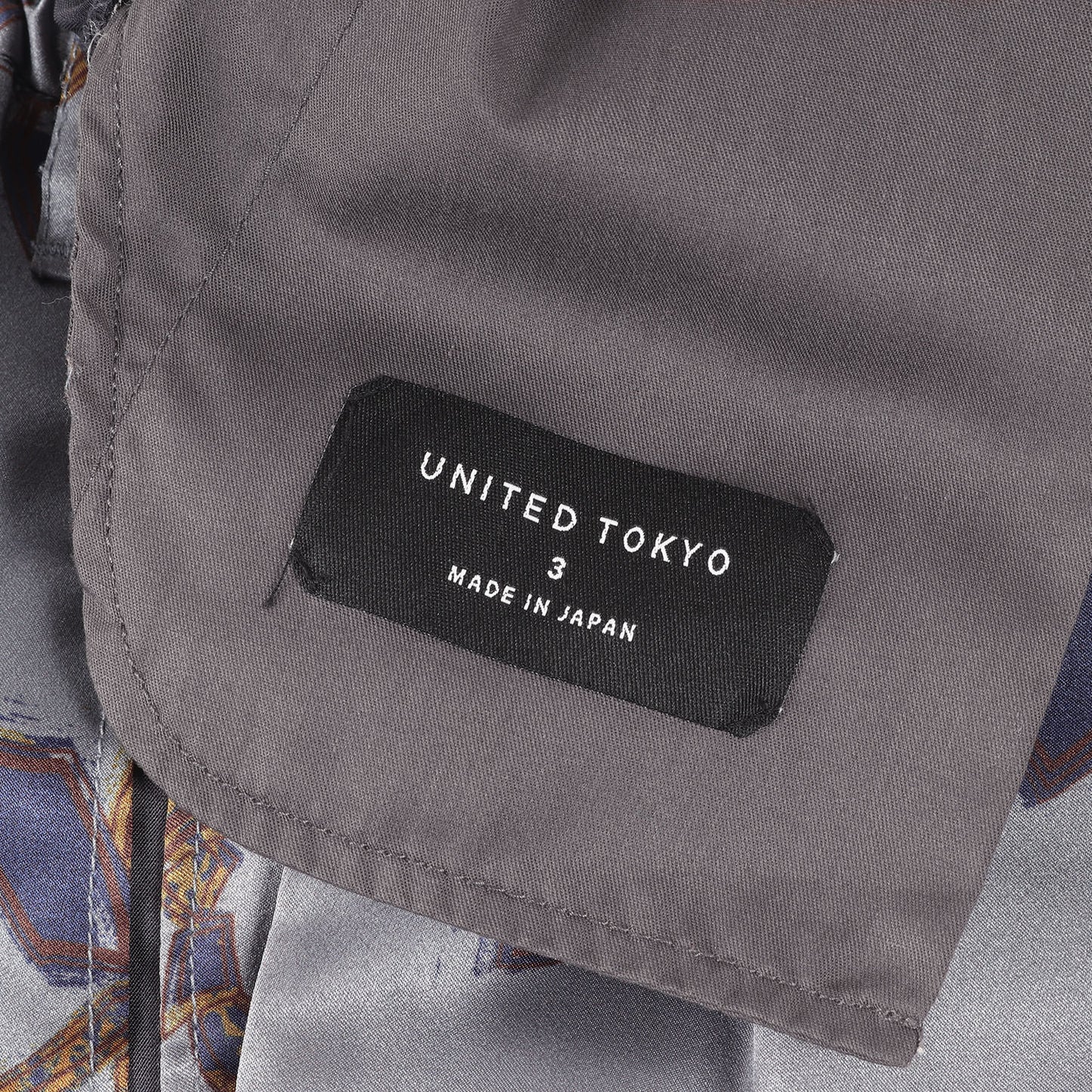 フラワー柄 サテン 2タック テーパード イージー スラックスパンツ