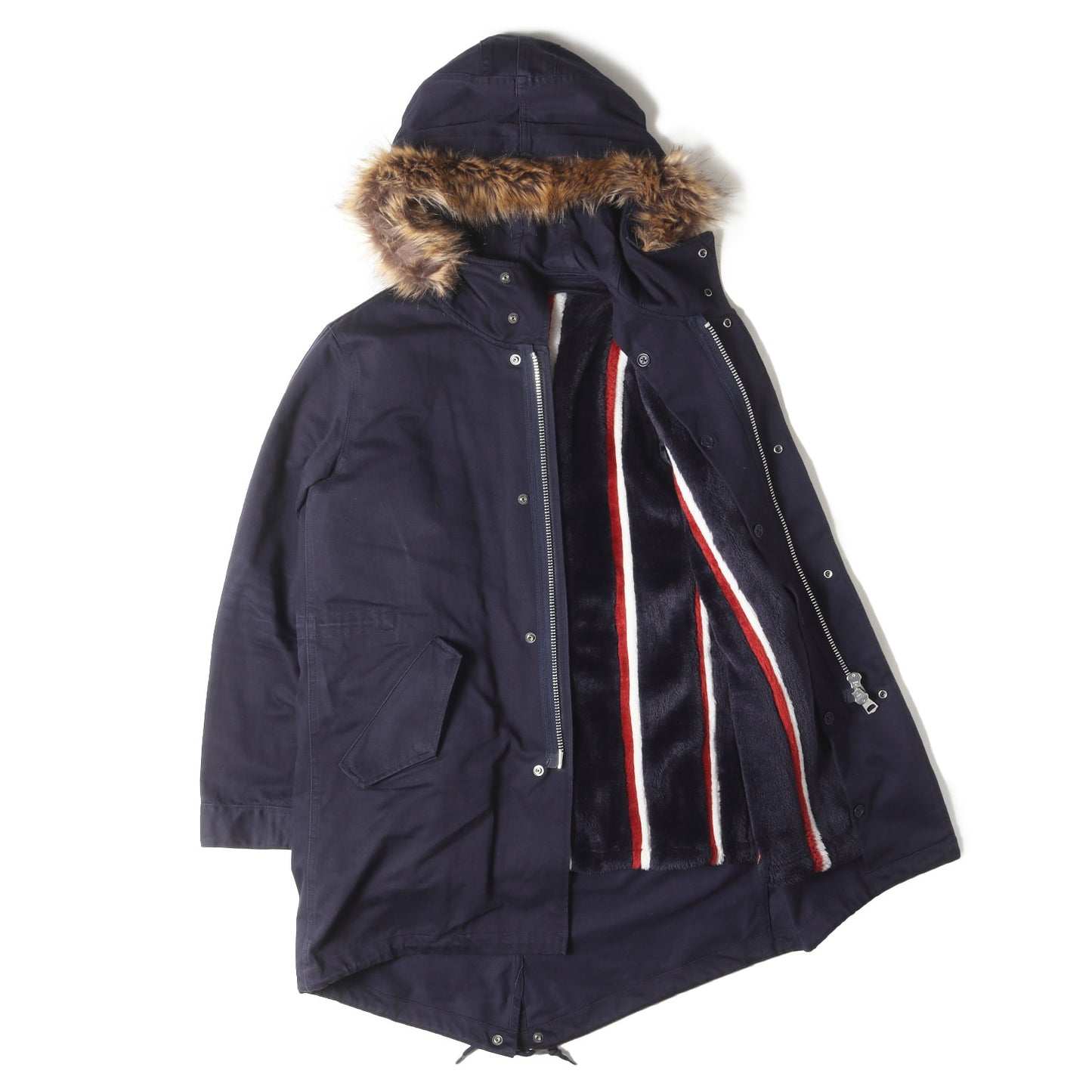 日本限定 フリースライナー付き フィッシュテール モッズコート(Mods Parka Coat)