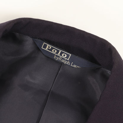 90s 金ボタン ダブルブレスト ブレザー / 紺ブレ テーラードジャケット