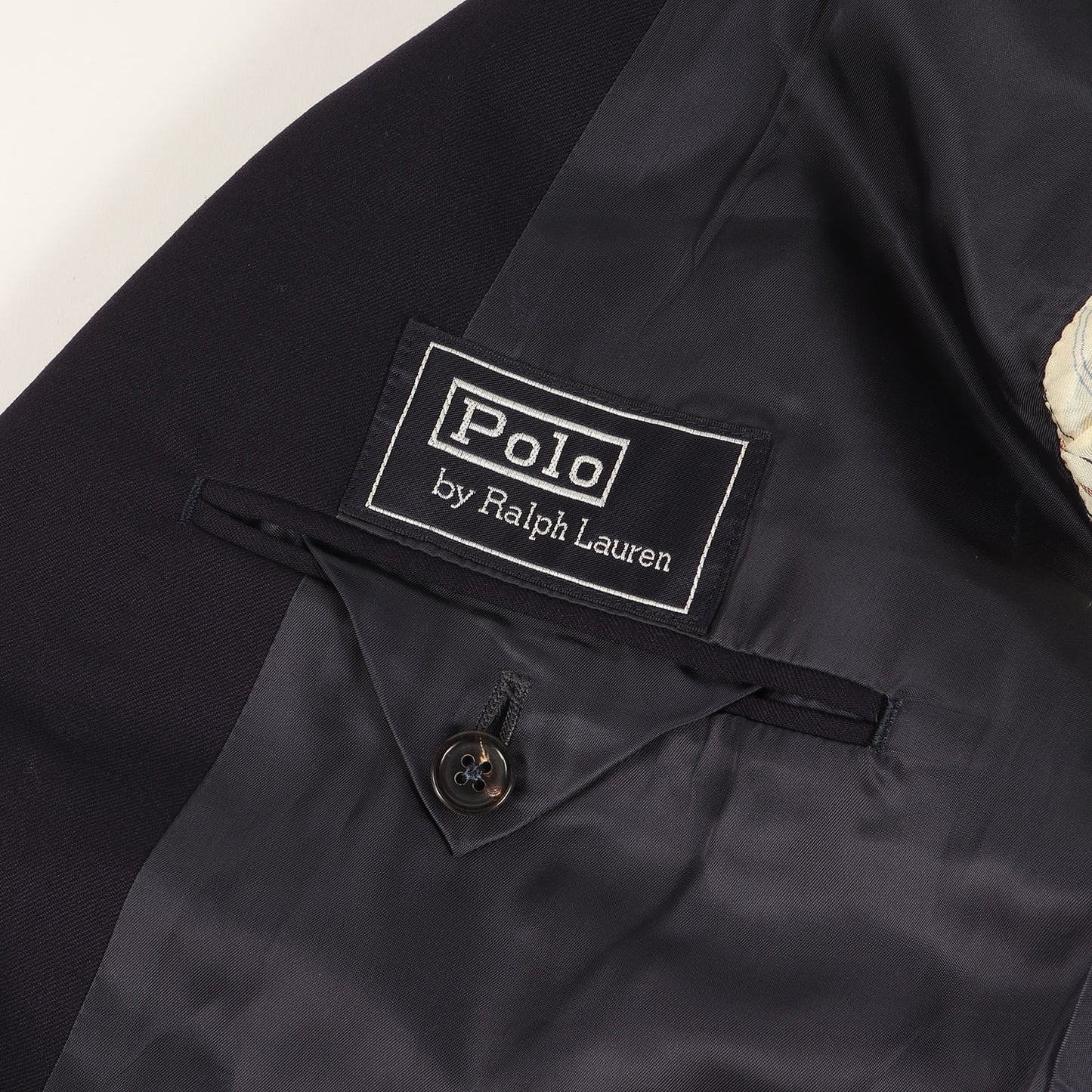 90s 金ボタン ダブルブレスト ブレザー / 紺ブレ テーラードジャケット