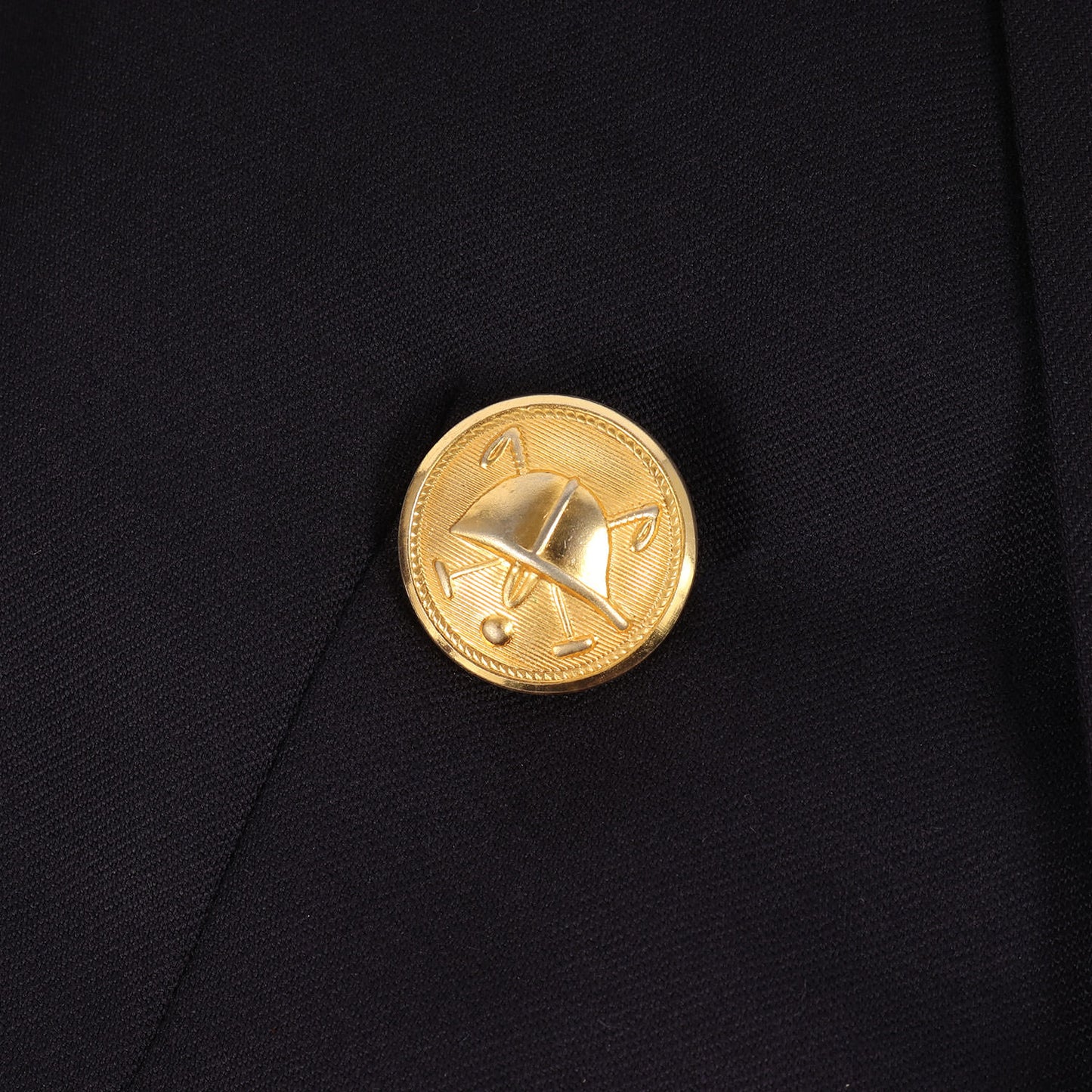 90s 金ボタン ダブルブレスト ブレザー / 紺ブレ テーラードジャケット