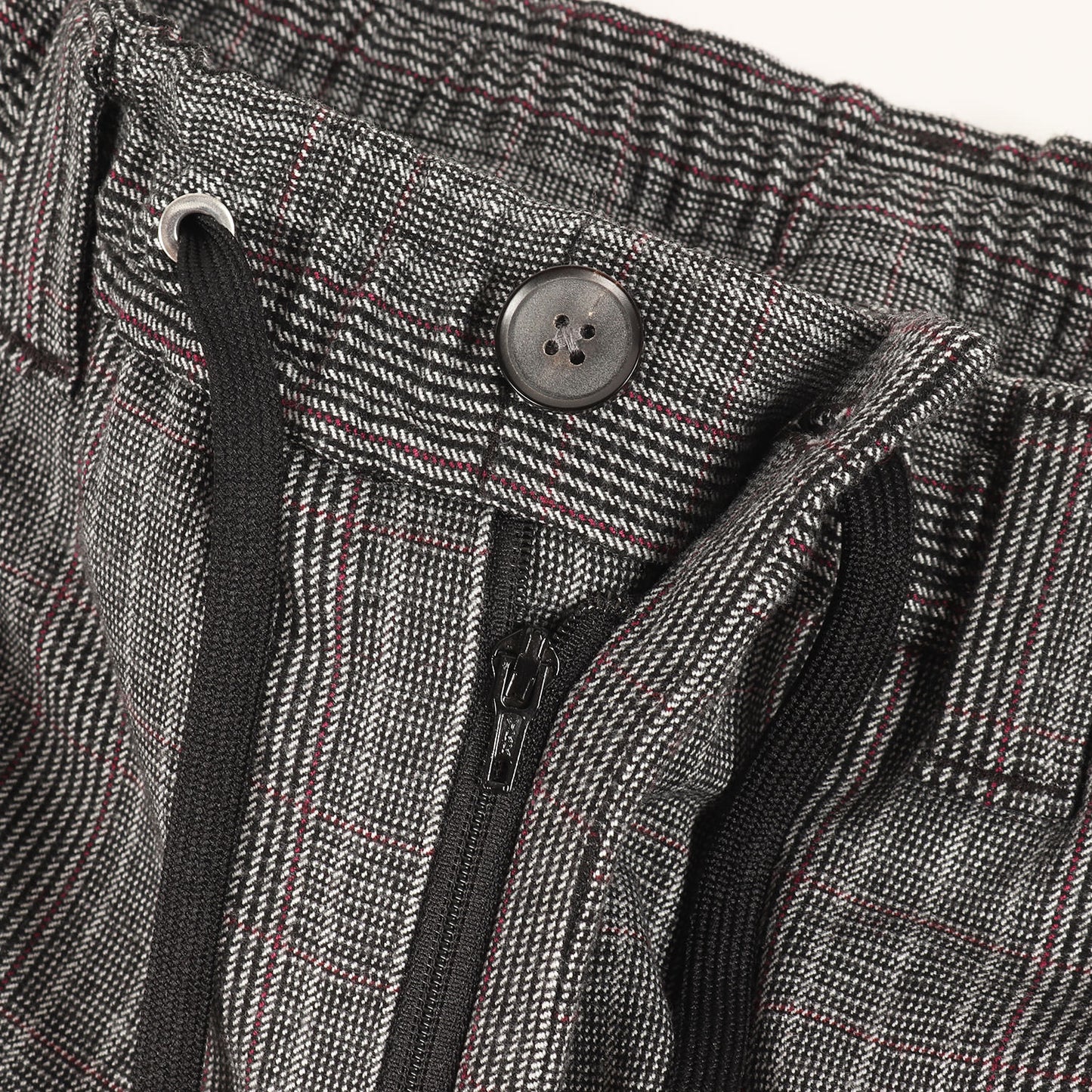 ベルベットライン グレンチェック ストレッチ イージーパンツ