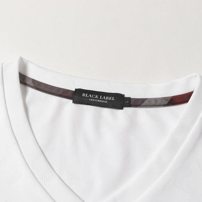 ジャガードカモ Vネック Tシャツ