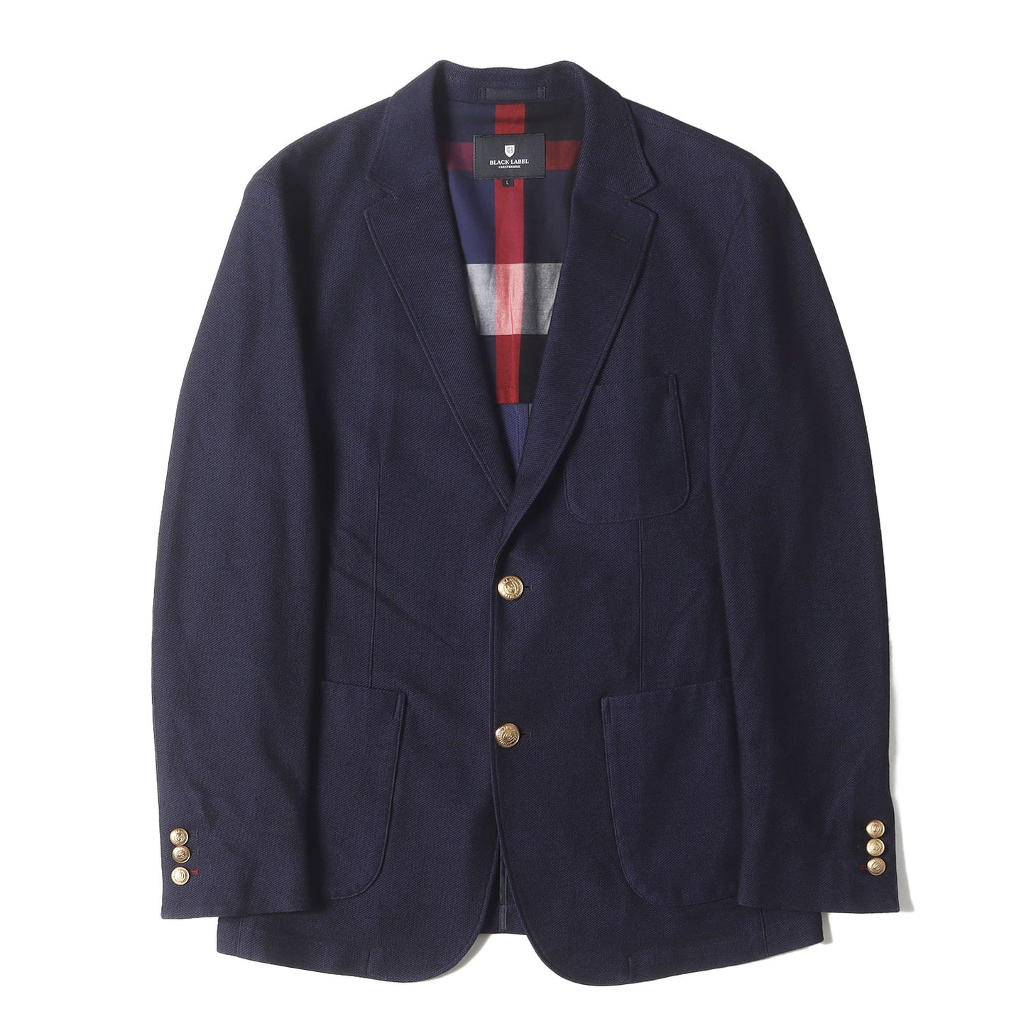 鹿の子 金ボタン ブレザー / テーラードジャケット