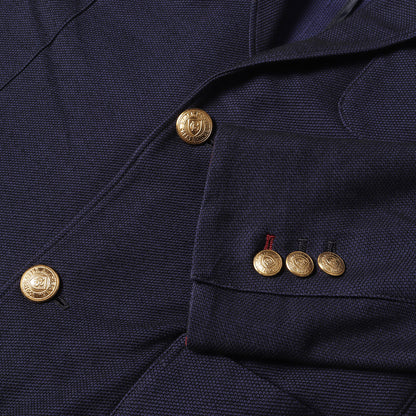 鹿の子 金ボタン ブレザー / テーラードジャケット