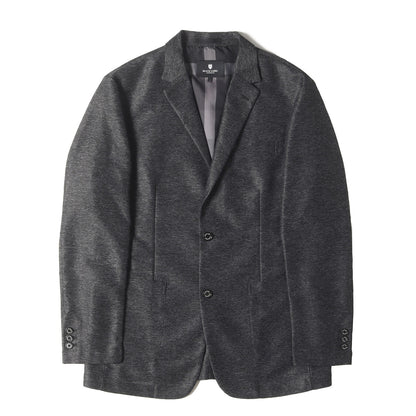 鹿の子メッシュ 2つボタン サマー テーラードジャケット