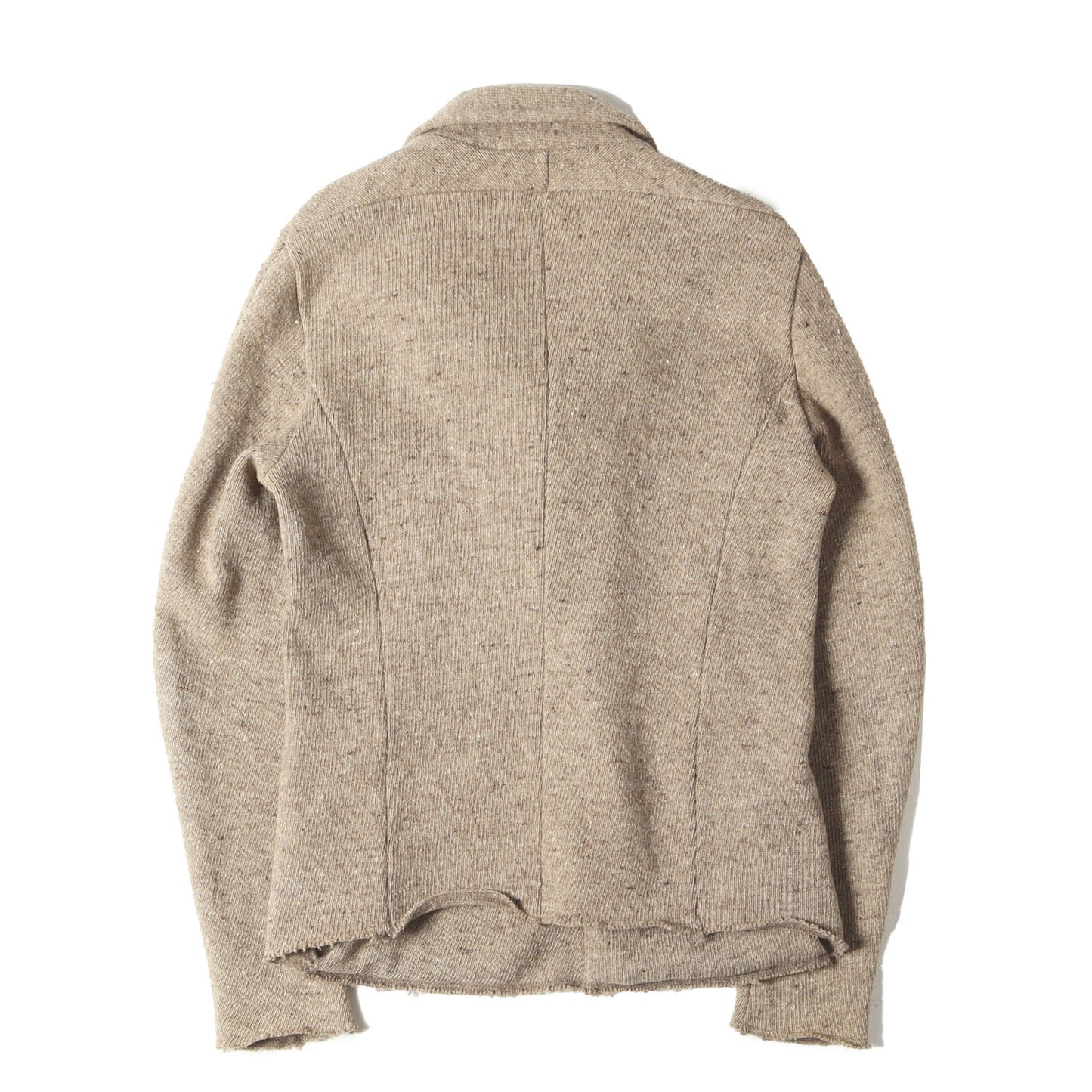 ニット ダブルライダースジャケット