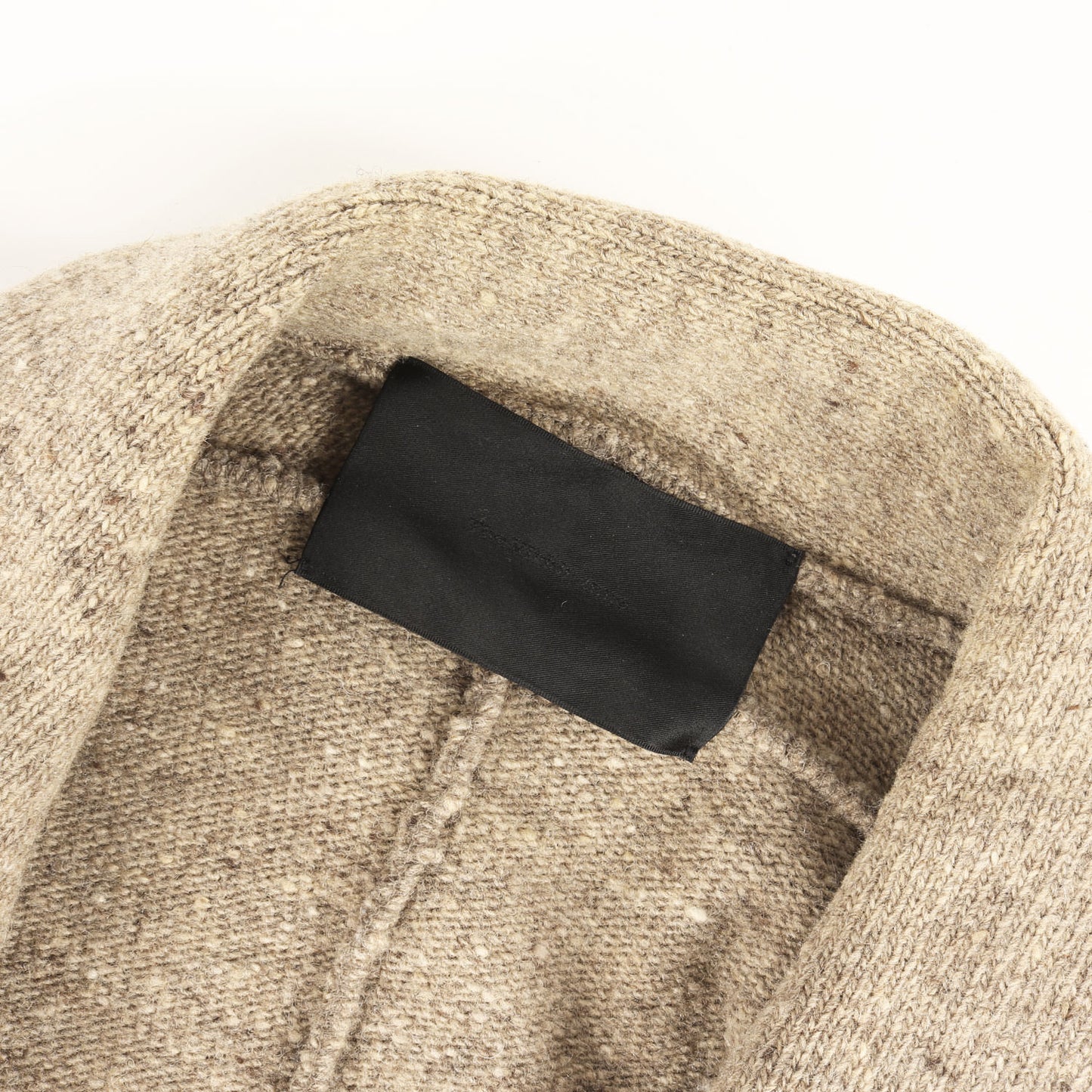 ニット ダブルライダースジャケット