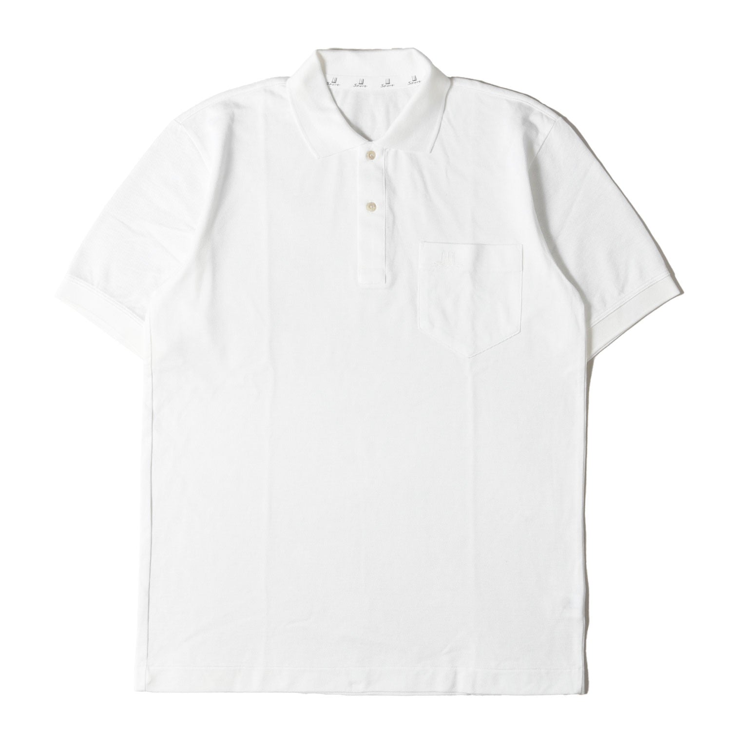dunhill (ダンヒル) 90s Sport ポケット付き 鹿の子 ポロシャツ(デッド