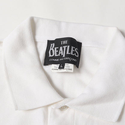 ×THE BEATLES リンゴワッペン 鹿の子ポロシャツ