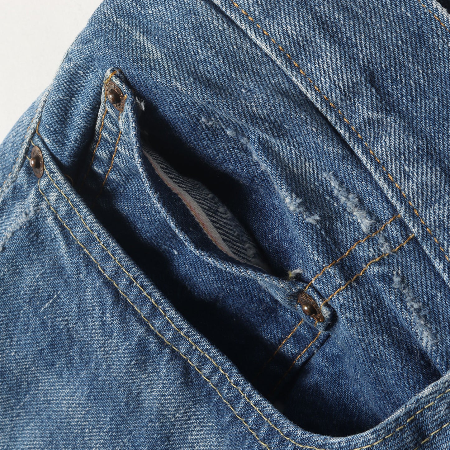 1954年復刻 501ZXX ヴィンテージ加工 デニムパンツ(50154-0075)