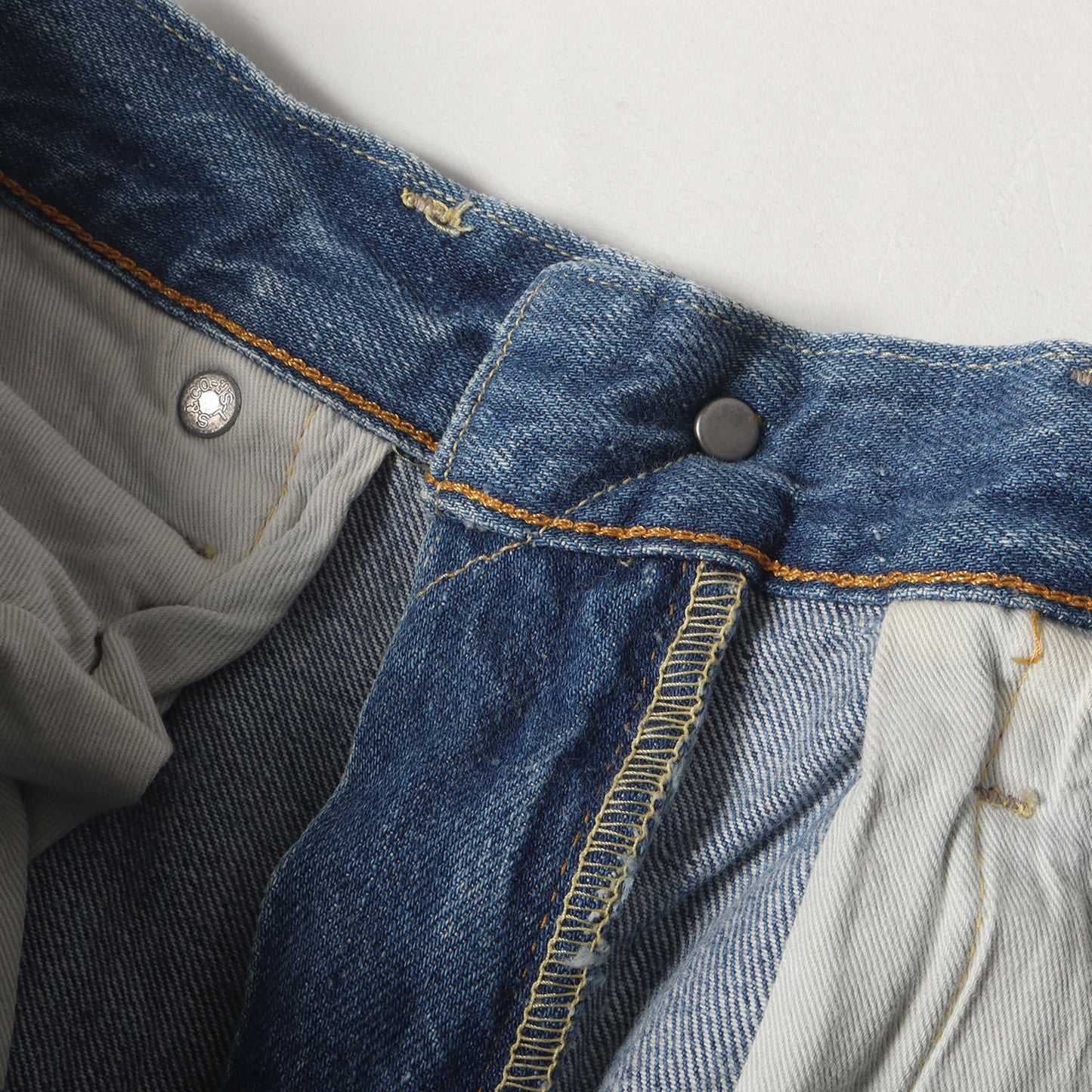 1954年復刻 501ZXX ヴィンテージ加工 デニムパンツ(50154-0075)