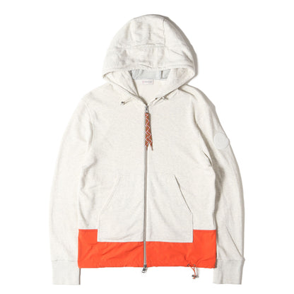 21SS 切替しデザイン フルジップ スウェットパーカー(MAGLIA CARDIGAN C/CAPPUCCIO)