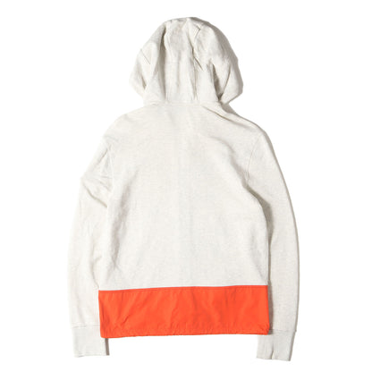 21SS 切替しデザイン フルジップ スウェットパーカー(MAGLIA CARDIGAN C/CAPPUCCIO)