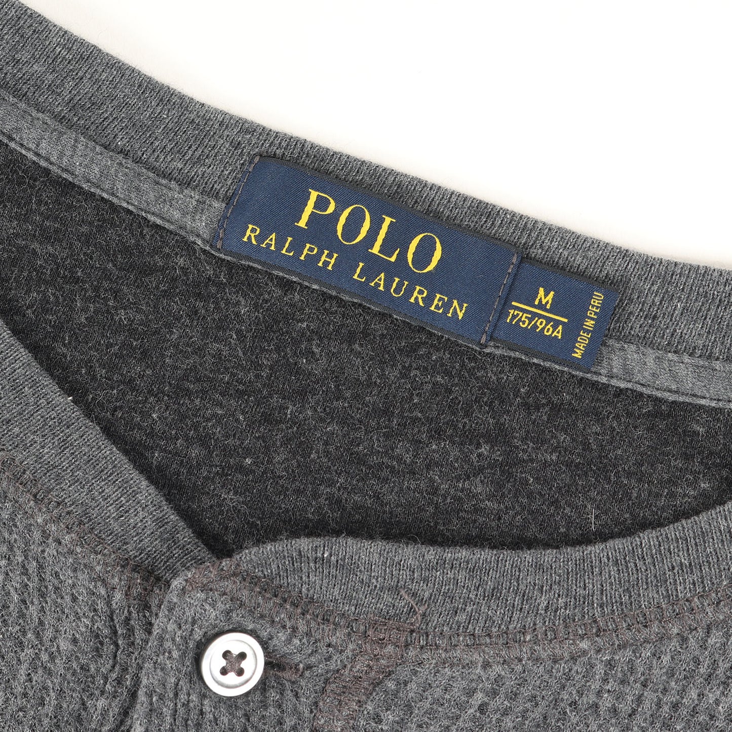 [現行モデル] ヘンリーネック サーマル ロングスリーブ Tシャツ