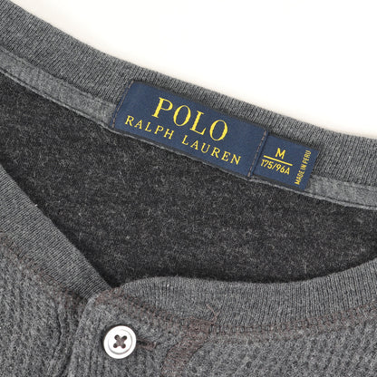 [現行モデル] ヘンリーネック サーマル ロングスリーブ Tシャツ