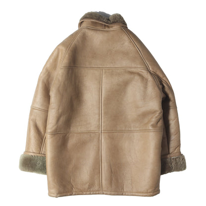 90s シープムートン ショールカラーコート BAXTON(バクストン)