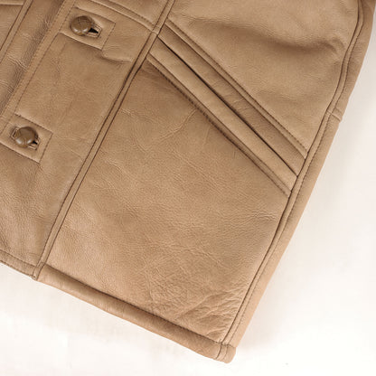 90s シープムートン ショールカラーコート BAXTON(バクストン)