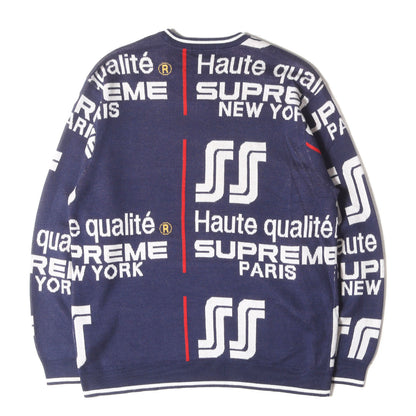 20SS ロゴ柄 クルーネック ニット セーター(Qualite Sweater)