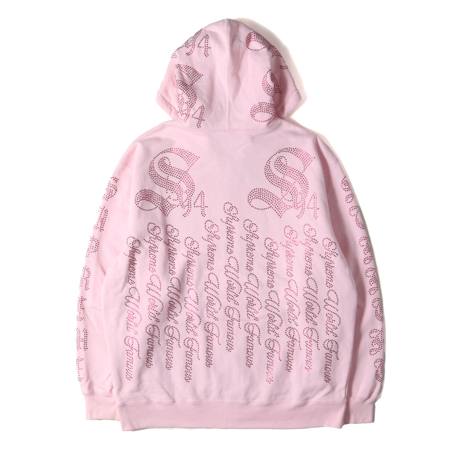 22SS ラインストーン デザイン ジップ スウェットパーカー(Rhinestone Zip Up Hooded Sweatshirt)