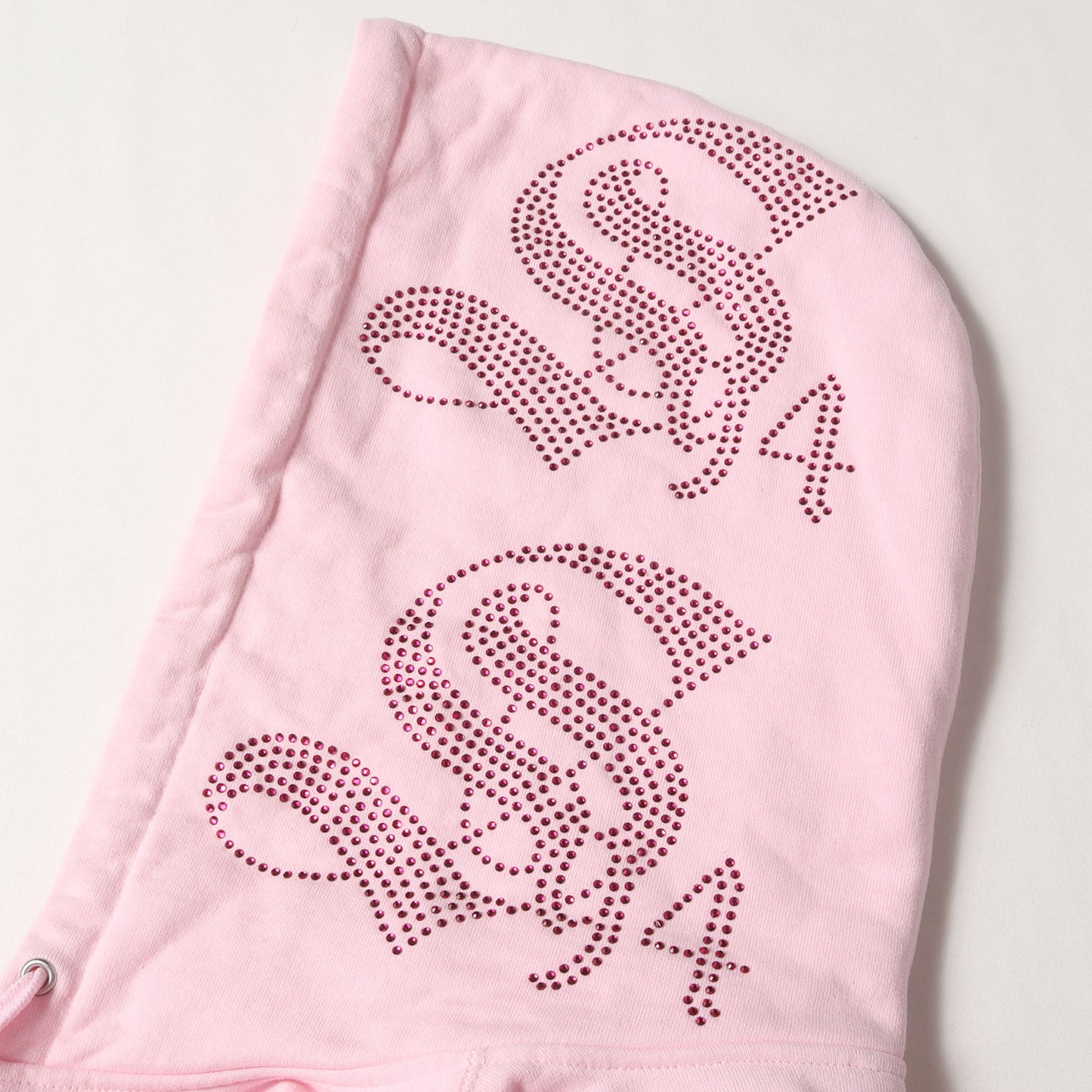 22SS ラインストーン デザイン ジップ スウェットパーカー(Rhinestone Zip Up Hooded Sweatshirt)