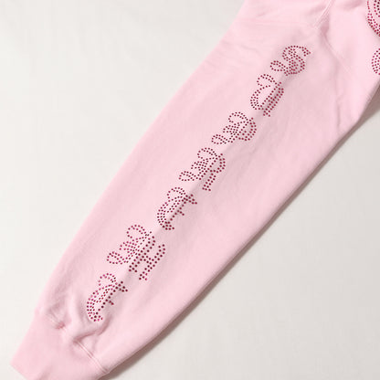 22SS ラインストーン デザイン ジップ スウェットパーカー(Rhinestone Zip Up Hooded Sweatshirt)