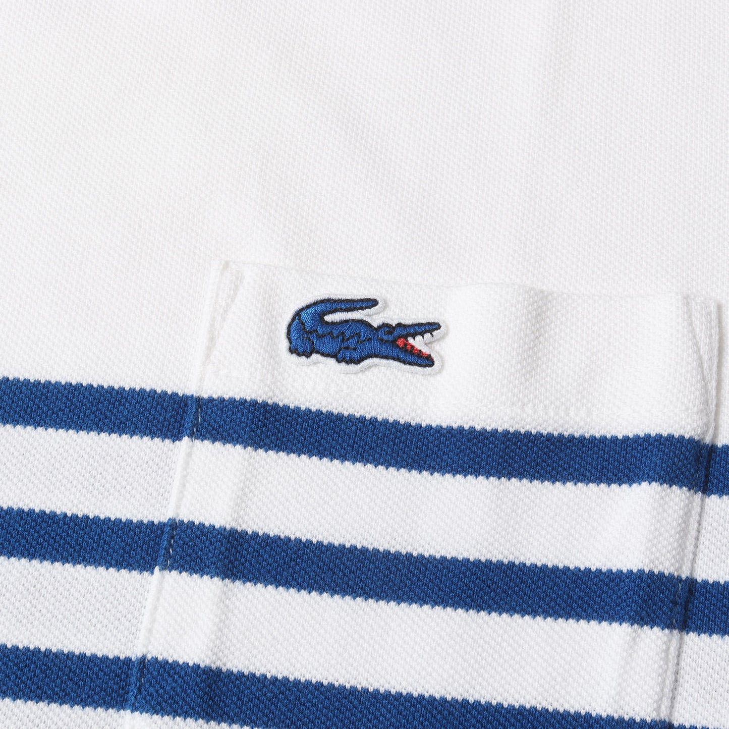 SHIPS別注 青ワニ復刻モデル マリンボーダー 鹿の子 Tシャツ