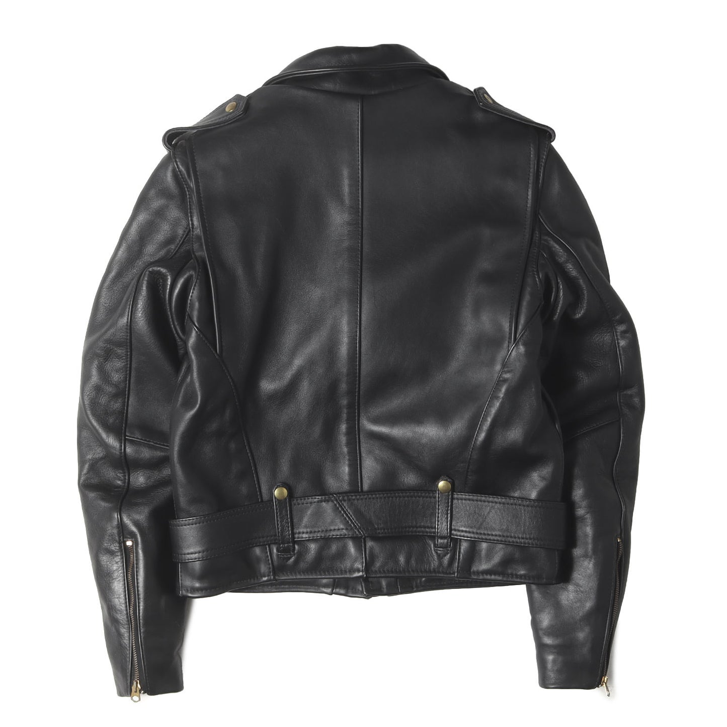 [定番人気 C2] カウレザー ダブル ライダース ジャケット