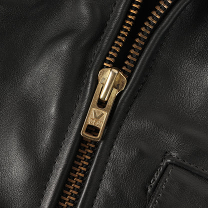 [定番人気 C2] カウレザー ダブル ライダース ジャケット