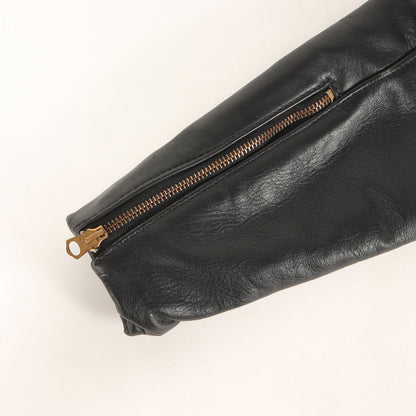 [定番人気 C2] カウレザー ダブル ライダース ジャケット