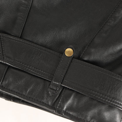 [定番人気 C2] カウレザー ダブル ライダース ジャケット