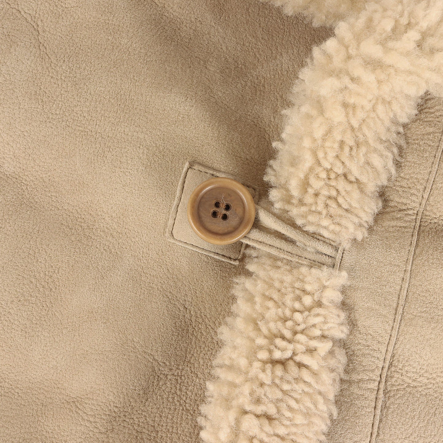 [希少モデル] 24AW シープムートン シアリング コート