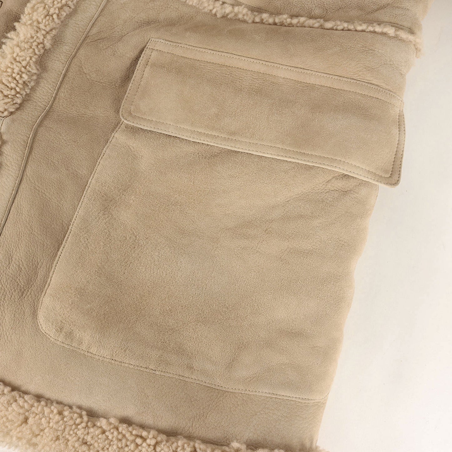 [希少モデル] 24AW シープムートン シアリング コート