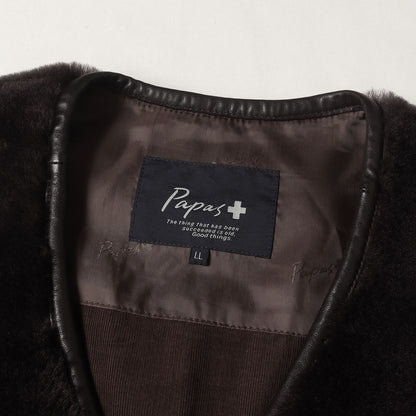 PAPAS PLUS シープムートン ベスト