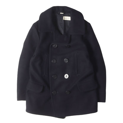 BEAMS(fennica)別注 U.S.NAVY 13STARSボタン メルトンウール Pコート