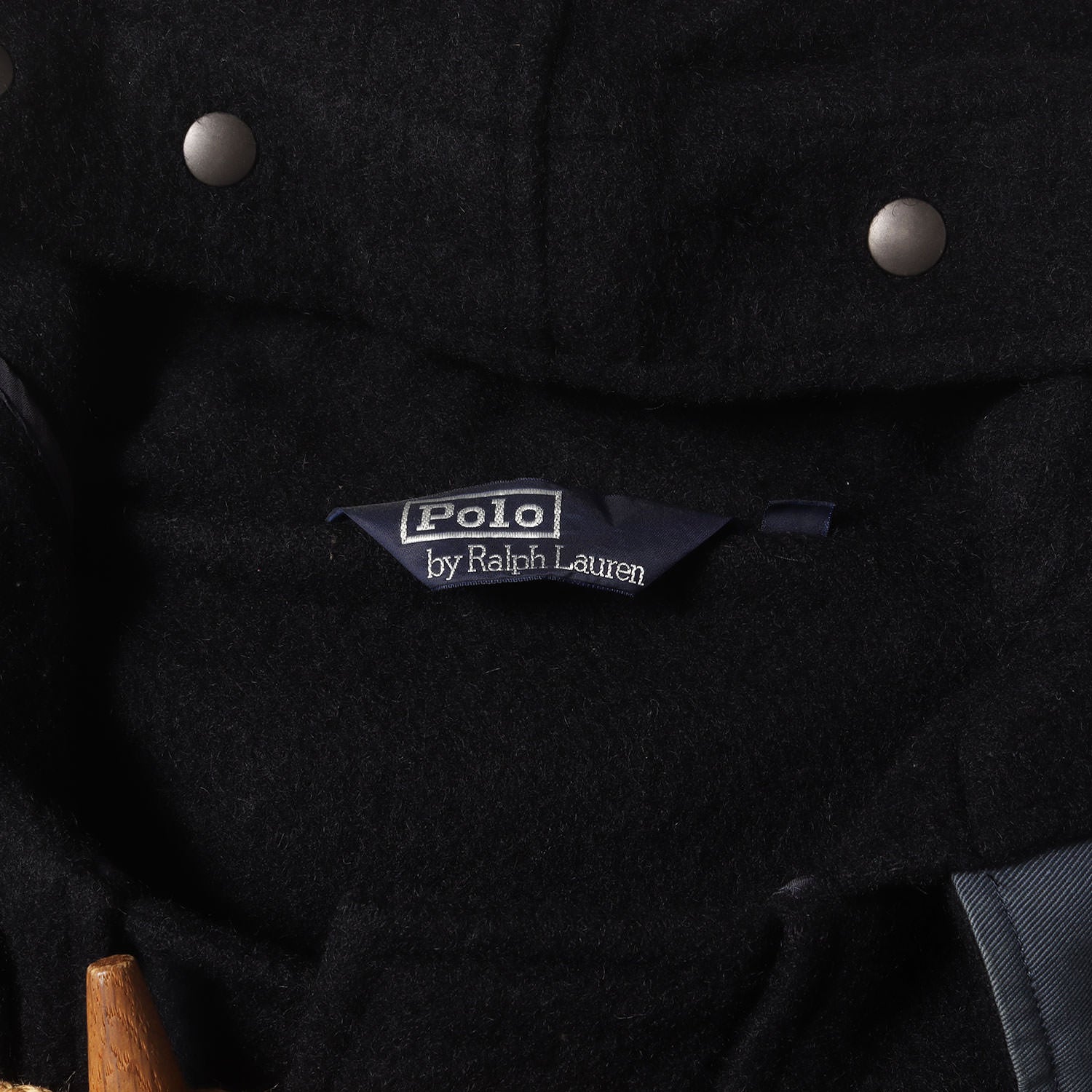 三角タグ 日本製] 90s メルトンウール ロング ダッフルコート