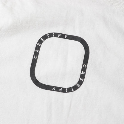 ×CASETIFY ホログラムブランドロゴ Tシャツ