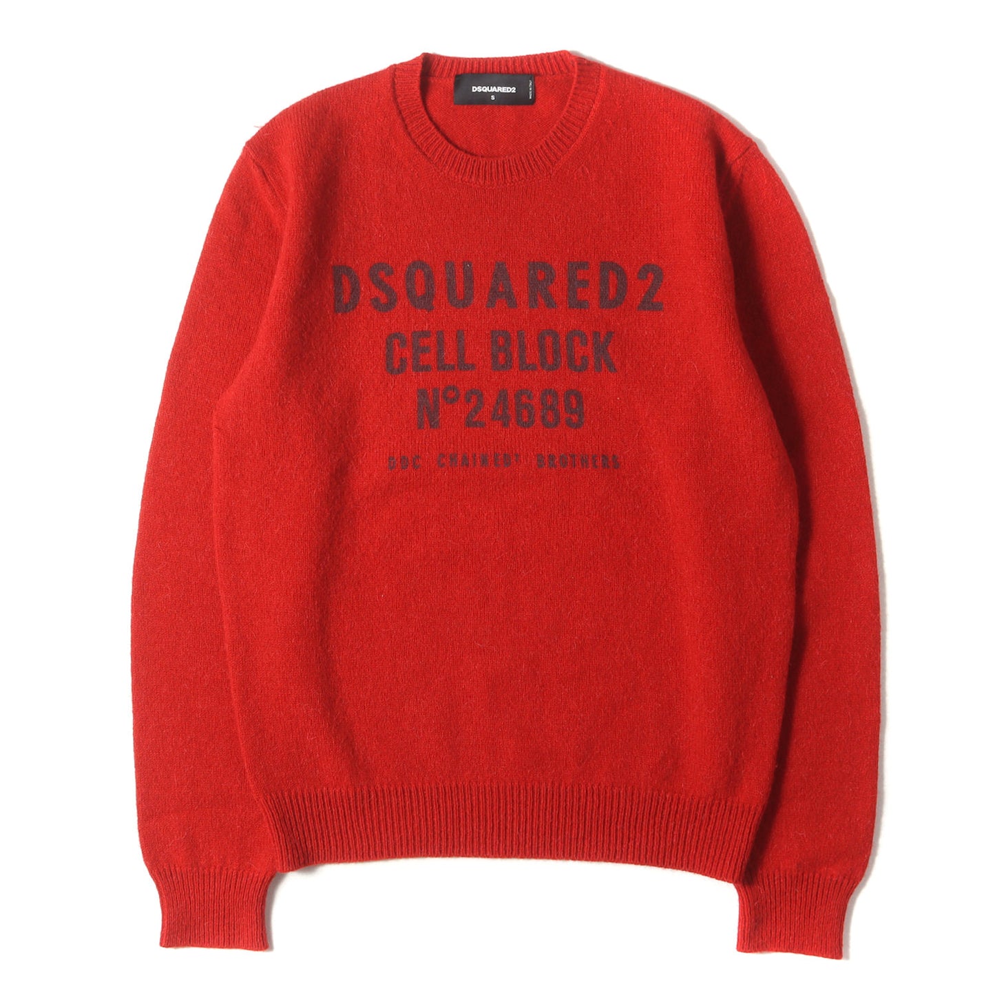 ロゴプリント ウール/アルパカ ニット セーター