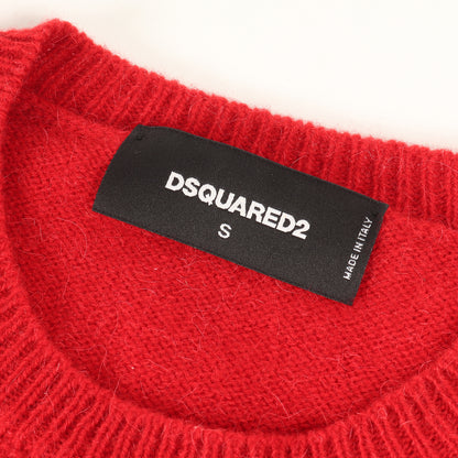 ロゴプリント ウール/アルパカ ニット セーター